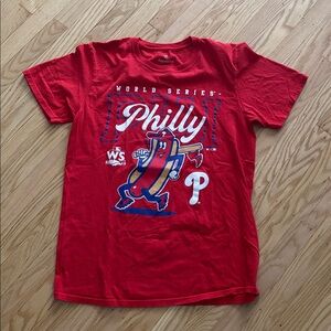Fanatics Philadelphia Phillies 2022 World Series MLB Tee - Size Medium